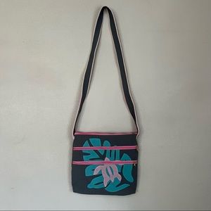 Hawaiian quilt messenger bag